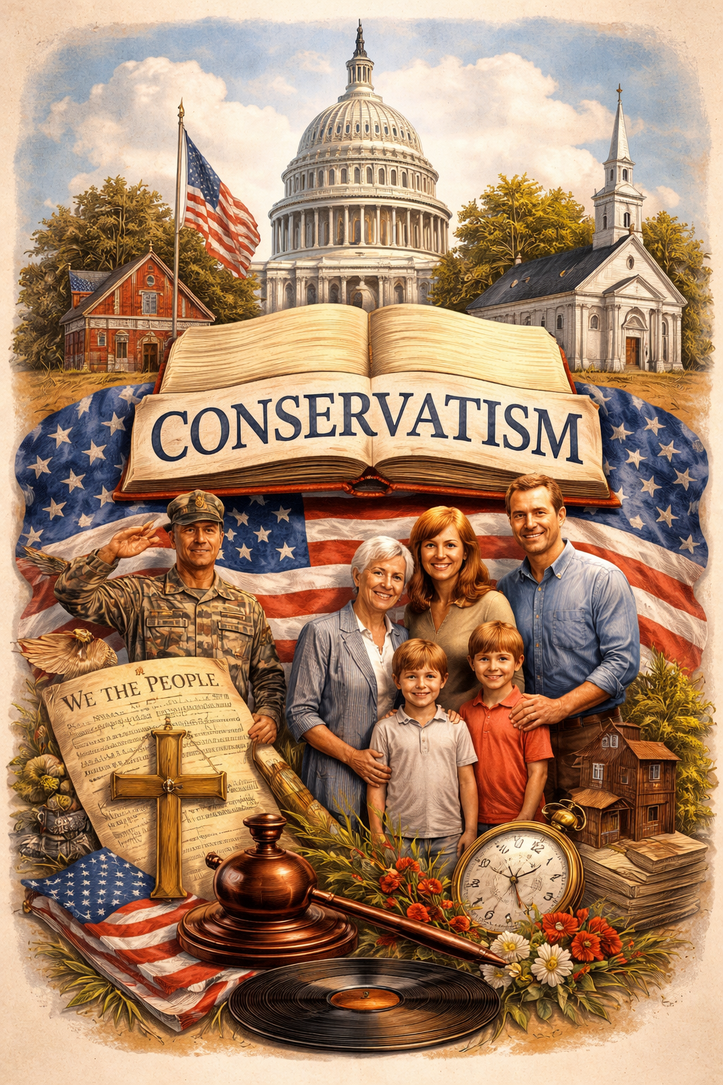 Wanneer conservatisme rechts wordt genoemd.